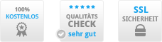 100% Kostenlos - Qualitäts Check Sehr Gut - SSL Sicherheit